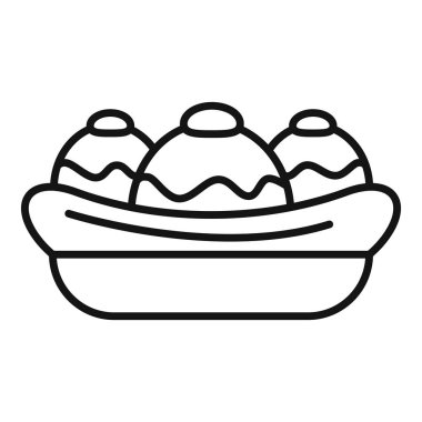 Bu basit muz parçalı tatlı çizimi tatlı isteyen herkes için mükemmeldir.