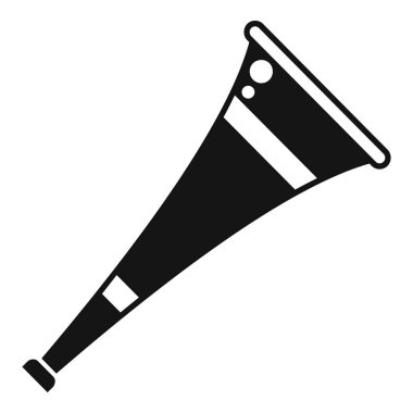 Basit ve cesur bir vuvuzela ikonu, hayran kültürünü, spor etkinliklerini ve tezahürat yapan kalabalıkları temsil etmek için mükemmel.