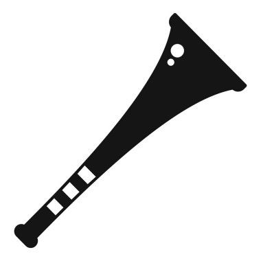 Plastik bir kornanın siyah ve beyaz silueti spor karşılaşmalarında sıkça çalınır.