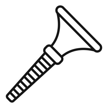 Fransız kornosunun çizgi sanat simgesi, klasik ve caz müziğinde sıklıkla kullanılan bir pirinç enstrüman.