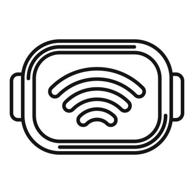 Sanal gerçeklik gözlükleri kablosuz ağ sinyali kullanarak bir ağa bağlanıyor