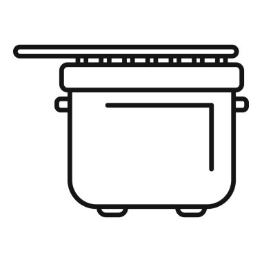 Sepet sapı olan fritöz tenceresi, yemek pişirmek ya da fast food yemek için mükemmel.