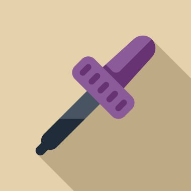 Mor ve mavi göz damlası bej bir arka planda köşegen olarak uzanıyor.