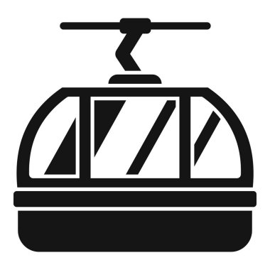 Kablolu araba kabini bir dağ manzarasına yükseliyor, nefes kesici manzaralar sunuyor.