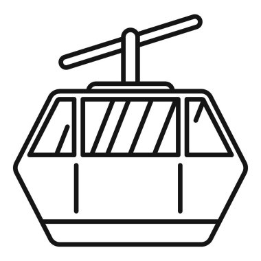 Kablolu araba dağlarda kayak merkezi turizmine çıkıyor.