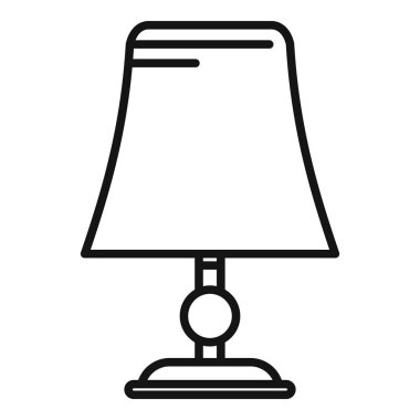 Yuvarlak tabanlı basit bir masa lambası çizimi