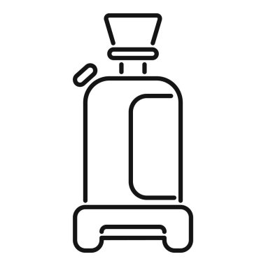 Şişeli su soğutucusunun çizgi resim simgesi, web siteleri ve uygulamalar için mükemmel.