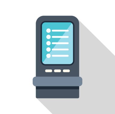 Park sayacı aşağıda bir kredi kartı yuvası ile ödeme seçeneklerini ekranda gösteriyor