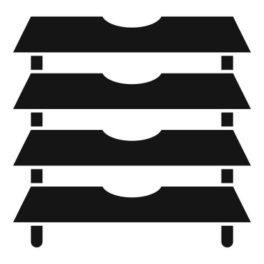 Beyaz arkaplanda siyah pencere silueti