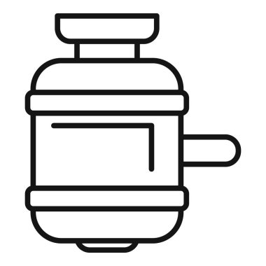 Araba gücü direksiyon sıvısı rezervuar simgesi hidrolik sistem bileşeni gösteriyor