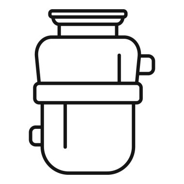 Atık su arıtımı için yer altına yerleştirilen bir foseptik tankı sisteminin çizimi