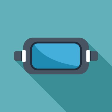 Sanal gerçeklik gözlükleri fütüristik bir teknoloji konsepti gösteriyor.