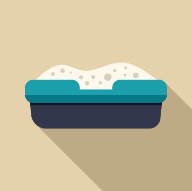 Mavi kedi kumluğu kil yığınlarıyla dolu, hijyenik ve kokudan arınmış bir ortam sağlıyor.