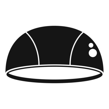 Yüzme şapkasını tasvir eden basit bir ikon. Havuzdaki performansını artırmak isteyen her yüzücü için gerekli bir ekipman.