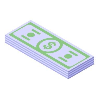 Para yığını, finans, tasarruf ve iş başarısını temsil eden bir zeminde duruyor