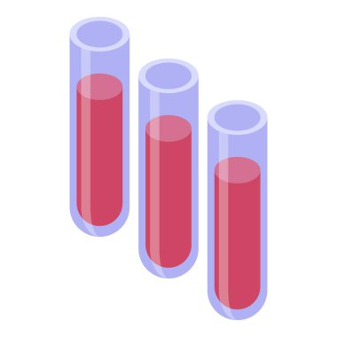 Tıbbi araştırma için kan örnekleri içeren kan test tüpleri analiz ediliyor.