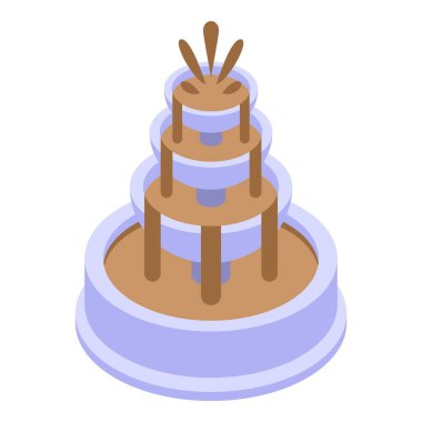 Lezzetli kremalı çikolata çeşmesi katlardan aşağı akıyor.