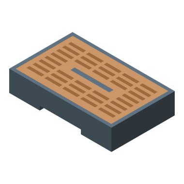 Suyun kanalizasyona akmasını önlemek için kanalizasyona aktığı drenaj sistemi izometrik