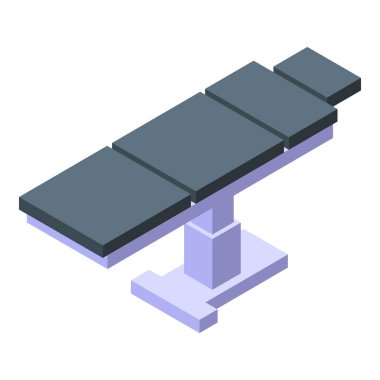 Ayarlanabilir tıbbi masa ameliyathane için kullanılmayı bekliyor.