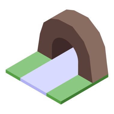 Küçük nehir taştan bir köprünün altından geçiyor.