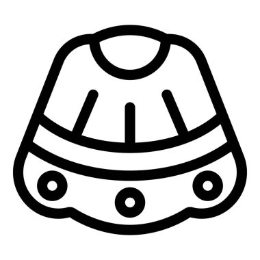 Uzayda uçan bir uzay gemisinin basit siyah beyaz çizgisi çizimi, uzay yolculuğu, bilim kurgu ve teknolojiyle ilgili projeler için mükemmel.