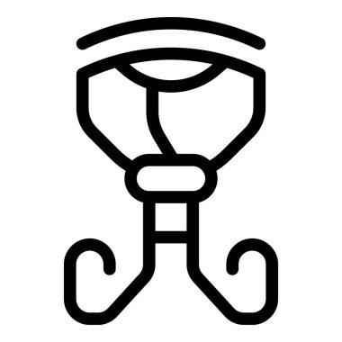 Horus 'un Gözü' nün çizgi sanat simgesi, eski bir Mısır koruma sembolü, kraliyet gücü ve sağlık