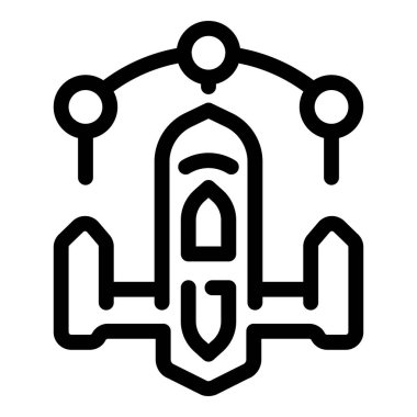 Uzay gemisi uzayda uçuyor ve uzay istasyonlarına bağlanıyor.