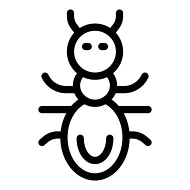 Altı bacaklı ve iki antenli bir karınca logosu. Böcek kontrolünü temsil etmek için birebirdir.