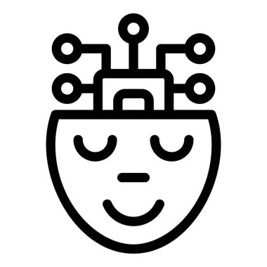 Barışçıl bir ifadeyle yapay zekanın simgesi, dijital refah kavramını sembolize ediyor.