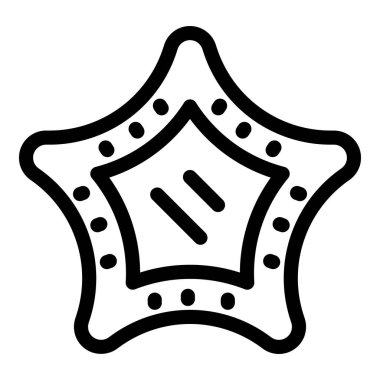 Yıldız şeklinde askeri rozet rütbe çizgileri gösteriyor.