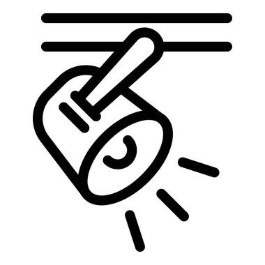 Parlak ışık demetleriyle aydınlatan aydınlatma armatürü