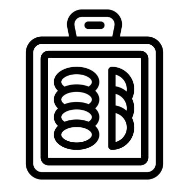 Lezzetli ev yapımı hamur işleri için kulplu bir ekmek pişirme tepsisinin ana simgesi