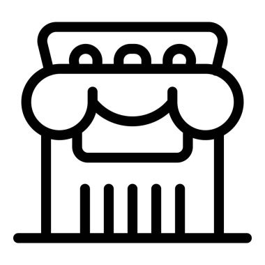 Antik Yunan mimarisinin bir sembolü olan iyonik düzen sütun başkentinin mimari ayrıntıları