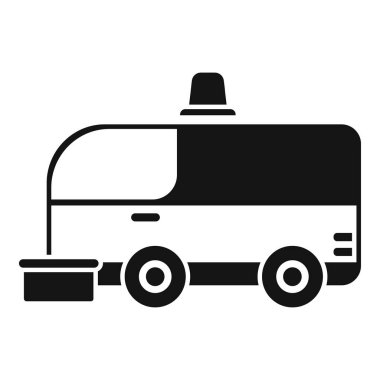 Temizlik için modern teknolojiyi kullanan sokak temizleme makinesi