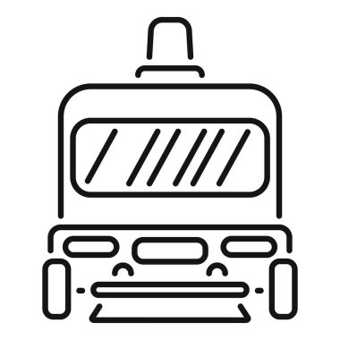 Kar temizleme kamyonu kar fırtınasından sonra kar temizliyor. Güvenli sürüş koşulları sağlanıyor.