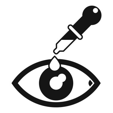 Damlatan bir damla ilacı insan gözüne uyguluyor.