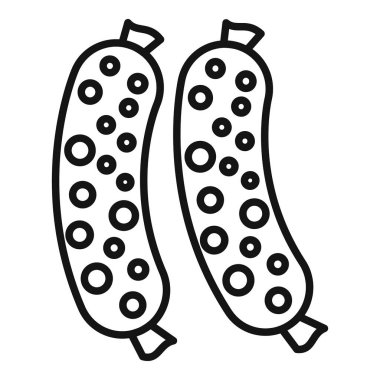 Kavanozun içinde salamura turşusu olmuş iki turşu resmi.