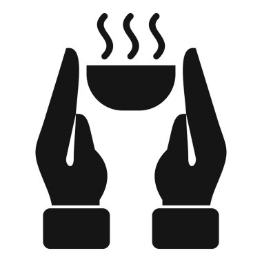 İki el nazikçe dumanı tüten bir bardak tutuyor, sıcaklığı, rahatlığı ve rahatlığı iletiyor.