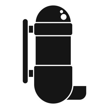 Duvarda asılı duran eski bir dalış takımının siyah beyaz görüntüsü