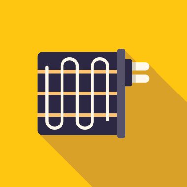 Elektrik ısıtıcısı soğuk mevsimde sıcaklık sağlıyor