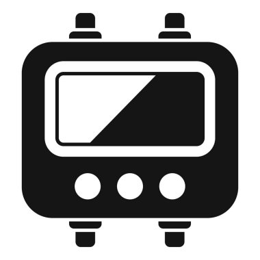 Elektronik aygıt dijital ekranda ölçüm sonuçlarını gösteriyor