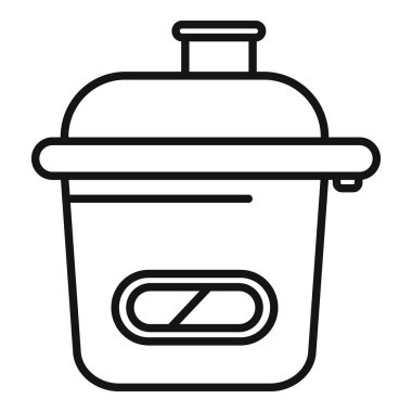 Modern çoklu tencere ikonu. Beyaz arkaplanda izole edilmiş web tasarımı için modern çoklu pişirme simgesi