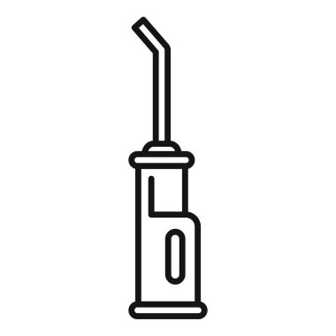 Diş bakımı ve ağız temizliği için su jeti ile diş temizleyici.