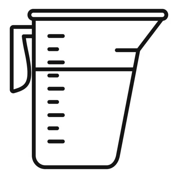 stock vector Measuring cup icon representing the concept of accurately measuring liquids for cooking and baking