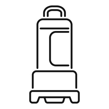 Sualtı pompasının çizgi çizimi yerde duruyor.