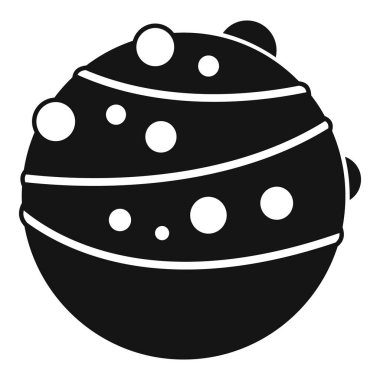 Basit bir noel simgesi, takılı bir ip ve asılı duran bir mücevher.