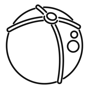 Dış uzayın uçsuz bucaksız boşluğunda gezinen bir uzay aracının basit siyah beyaz çizgisi çizimi