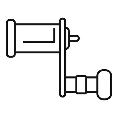 Olta makarasının misina resmi, balık yakalamak için gerekli bir olta parçası.