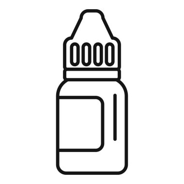 Göz damlası şişesi sanatı, göz sağlığı ve tedaviyle ilgili kavramları aktarmak için idealdir.