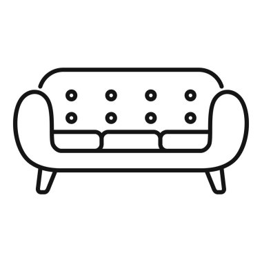 Evde kaliteli zaman geçirmek için yuvarlak kenarlı rahat bir kanepe.